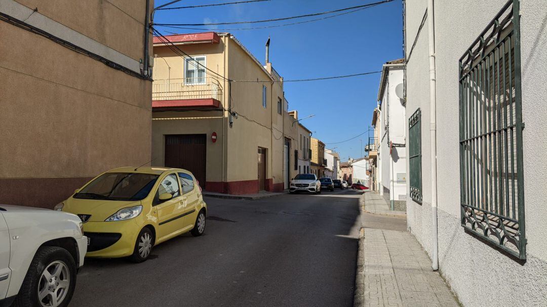 Calle Cristo de la Espina, donde se ha producido el incendio