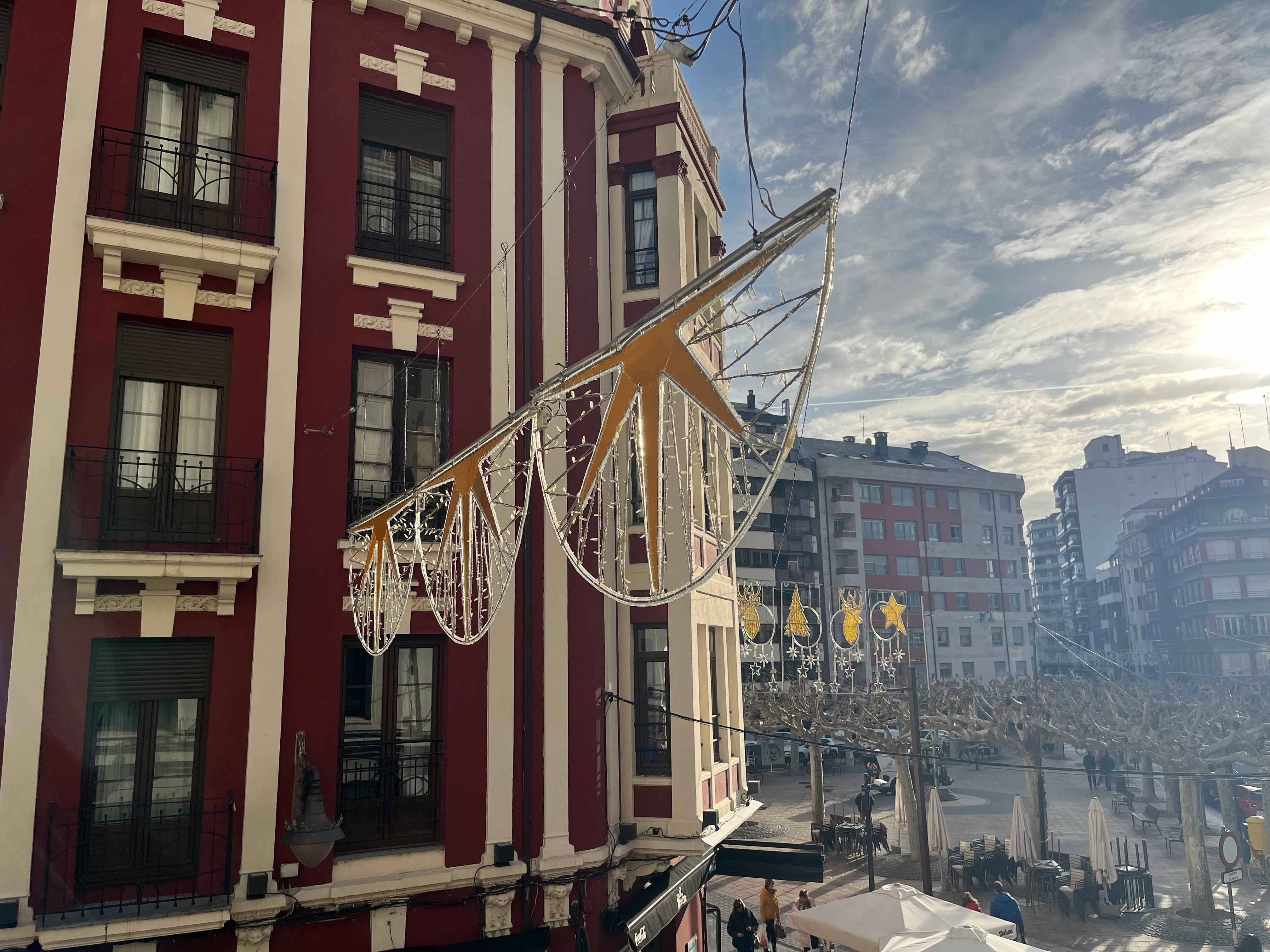 Luces de Navidad en León