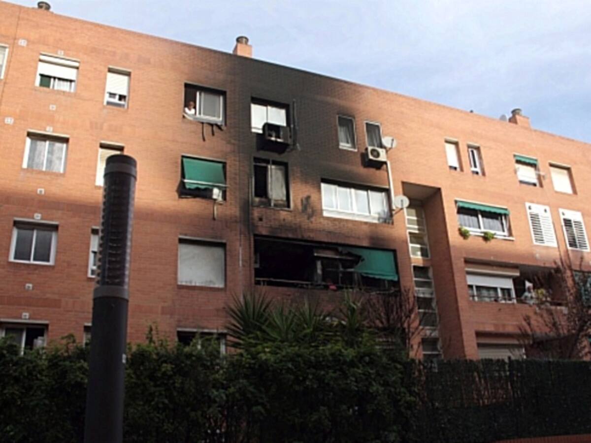 Incendi a Sant Adrià del Besòs