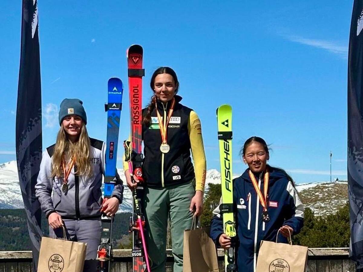Segunda medalla de plata para Martina Terrén en los nacionales de esquí alpino