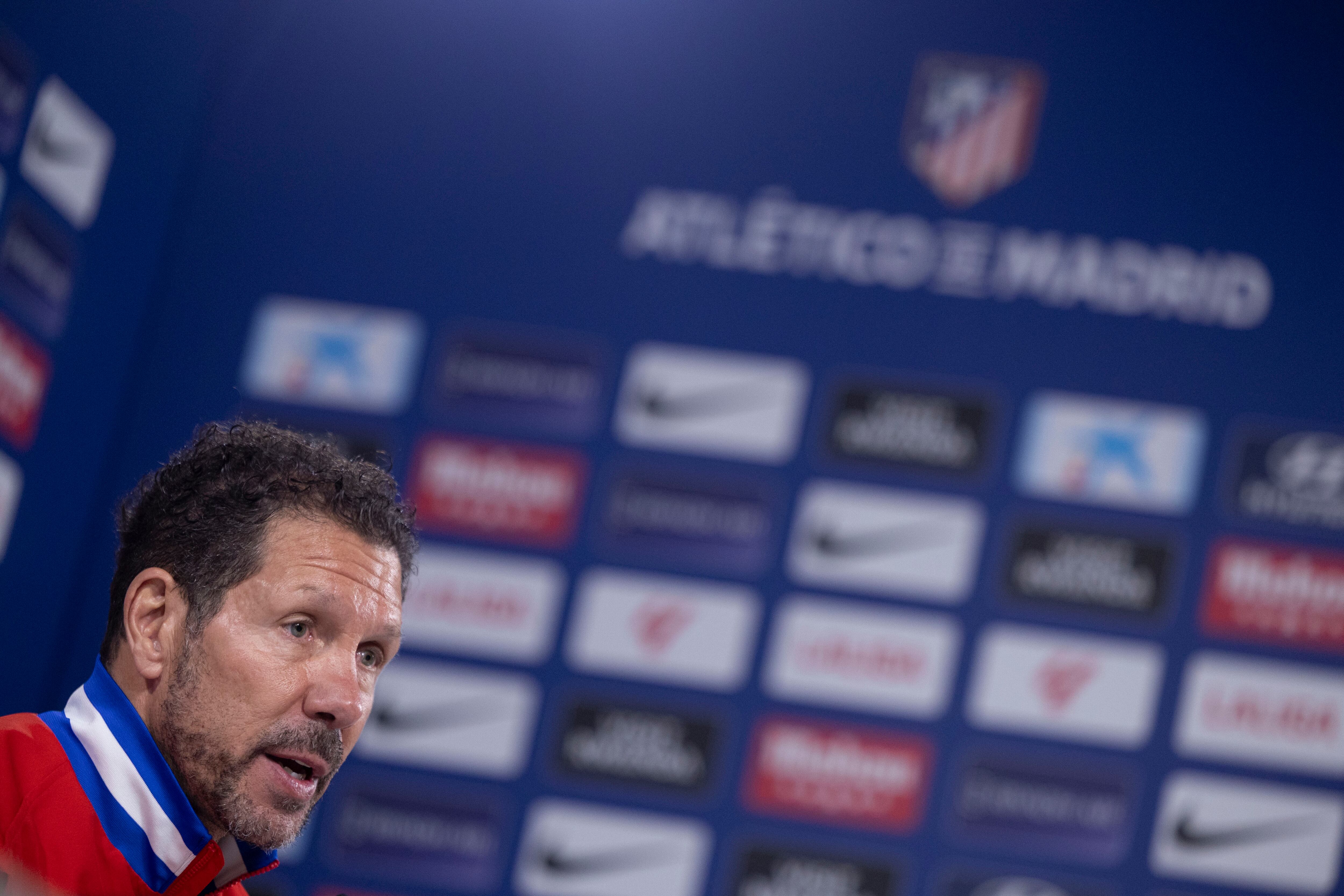 El entrenador del Atlético de Madrid, Diego Simeone. EFE/Sergio Pérez