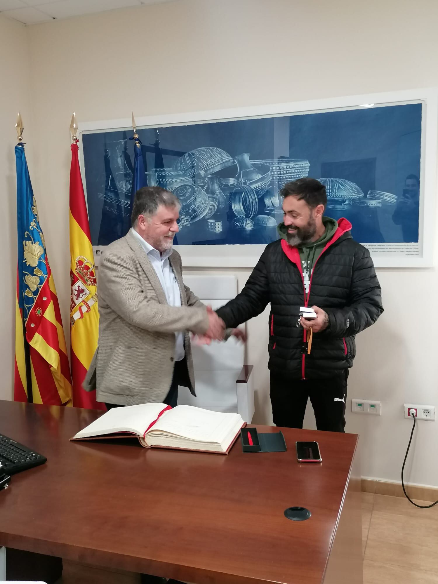 Momento de la recepción