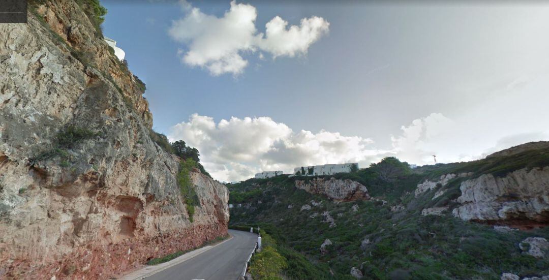 Desnivell a Cala Morell