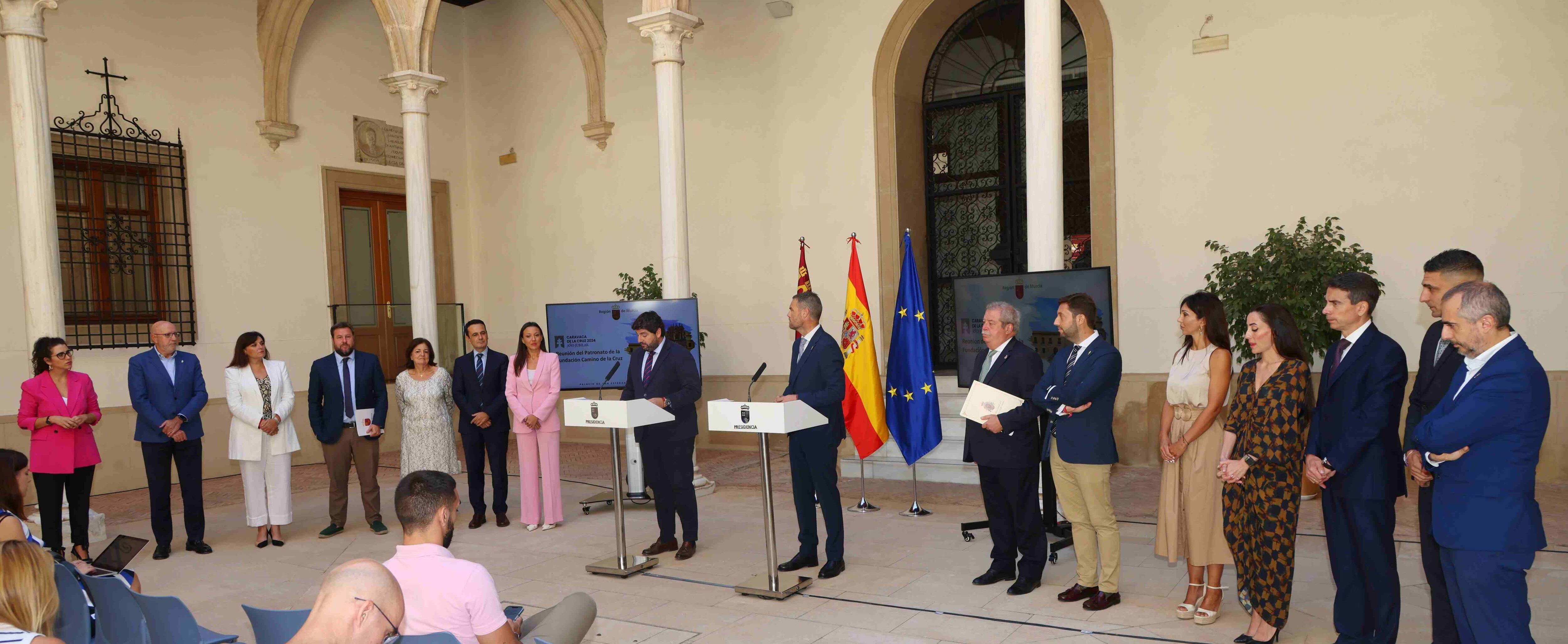 Reunión en el Palacio de San Esteban del Patronato de la Fundación Camino de la Cruz