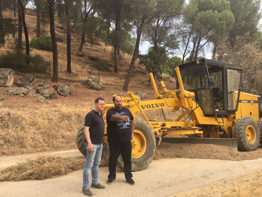 Juan Francisco Cazalilla, en la zona recreativa del Encinarejo.