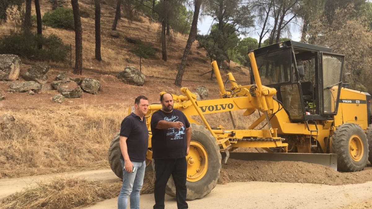Comienzan las obras para la mejora del camino de acceso al área recreativa del Encinarejo