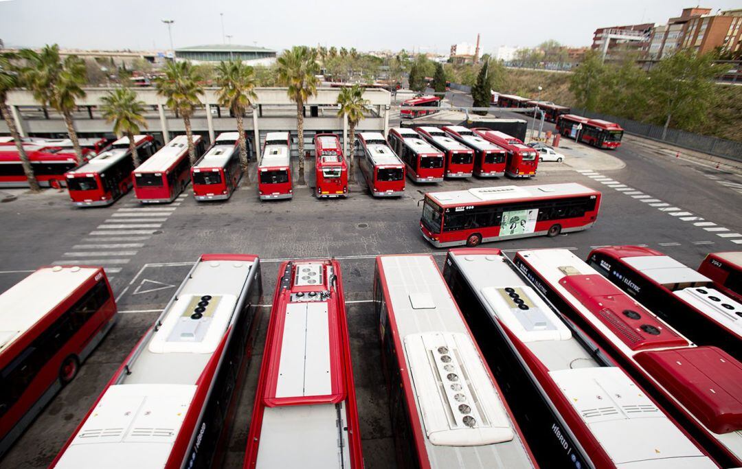 Flota de autobuses de la EMT Valencia