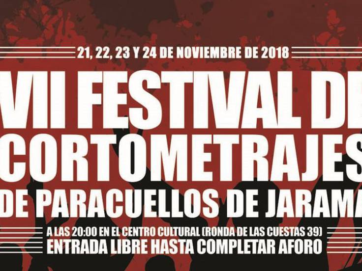 Cartel del VII Festival de Cortometrajes de Paracuellos de Jarama