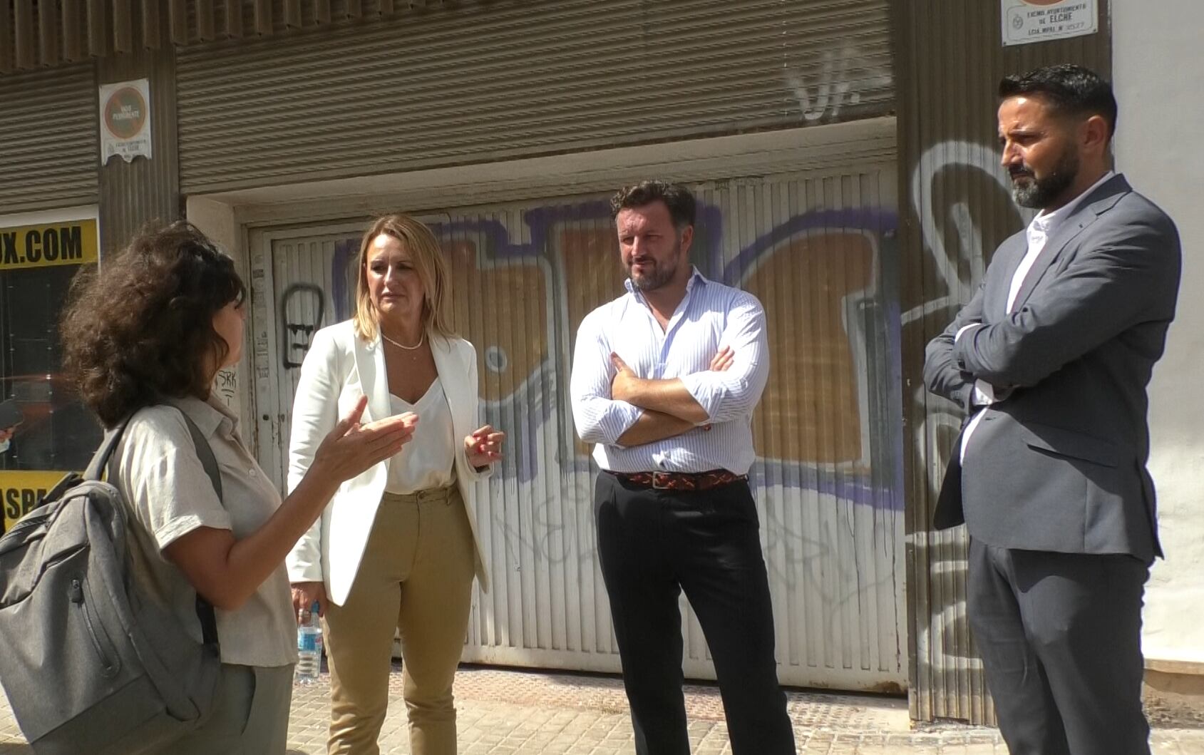 Pablo Ruz con la consellera Nuria Montes