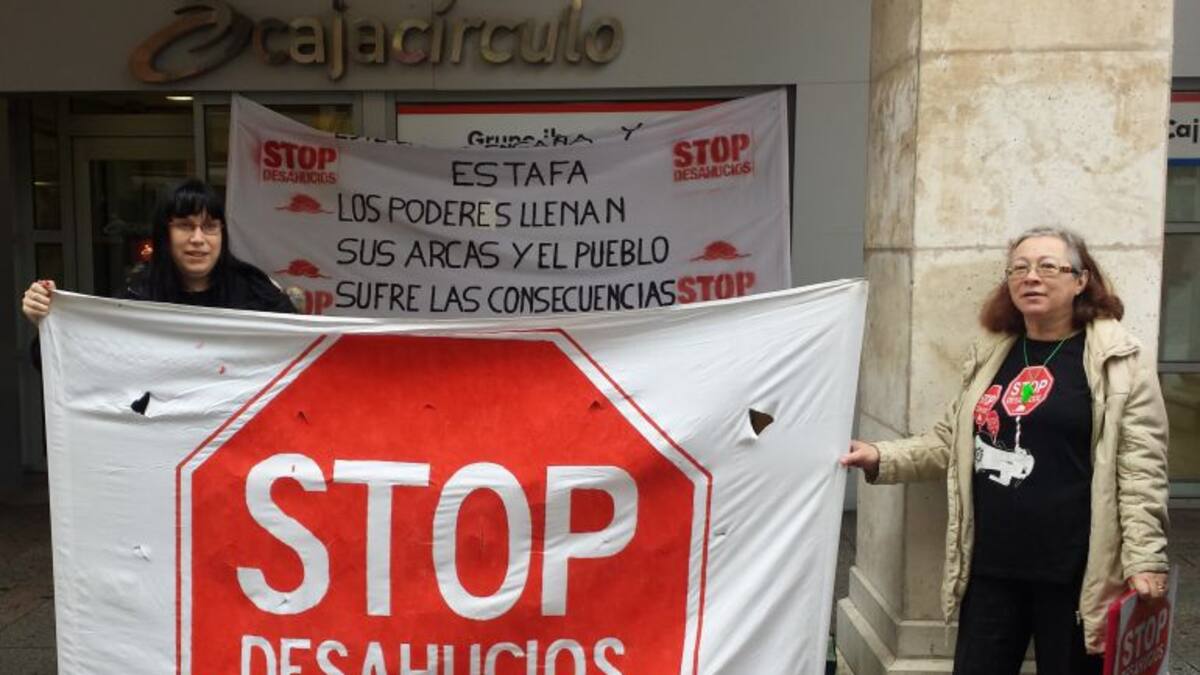 La lucha continúa para Tina con el apoyo de la Plataforma de Afectados por la Hipoteca