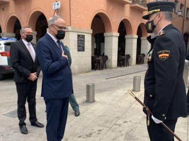 El comisiario y el alcalde de Ponferrada