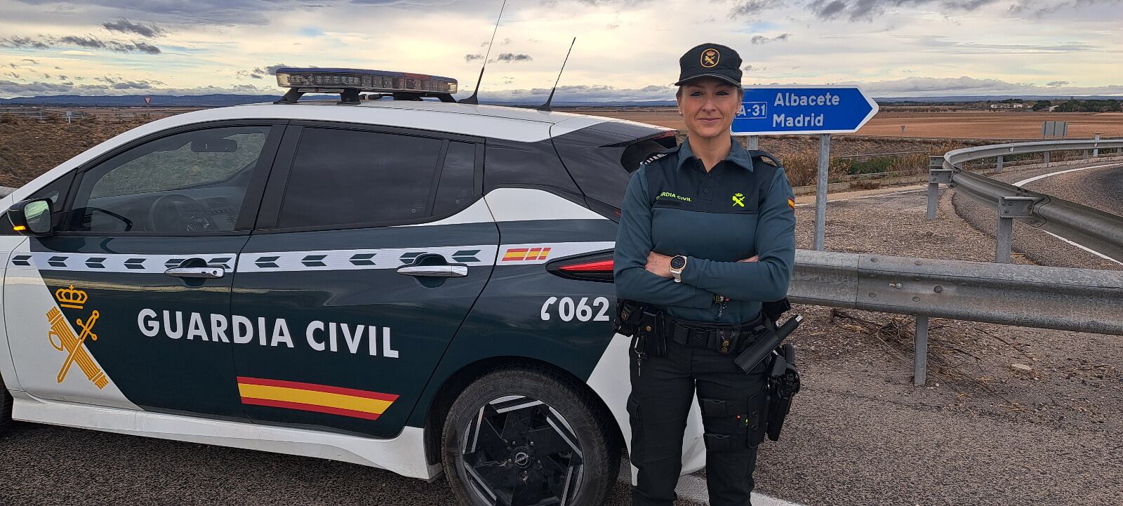 La agente Peñarrubia, de servicio