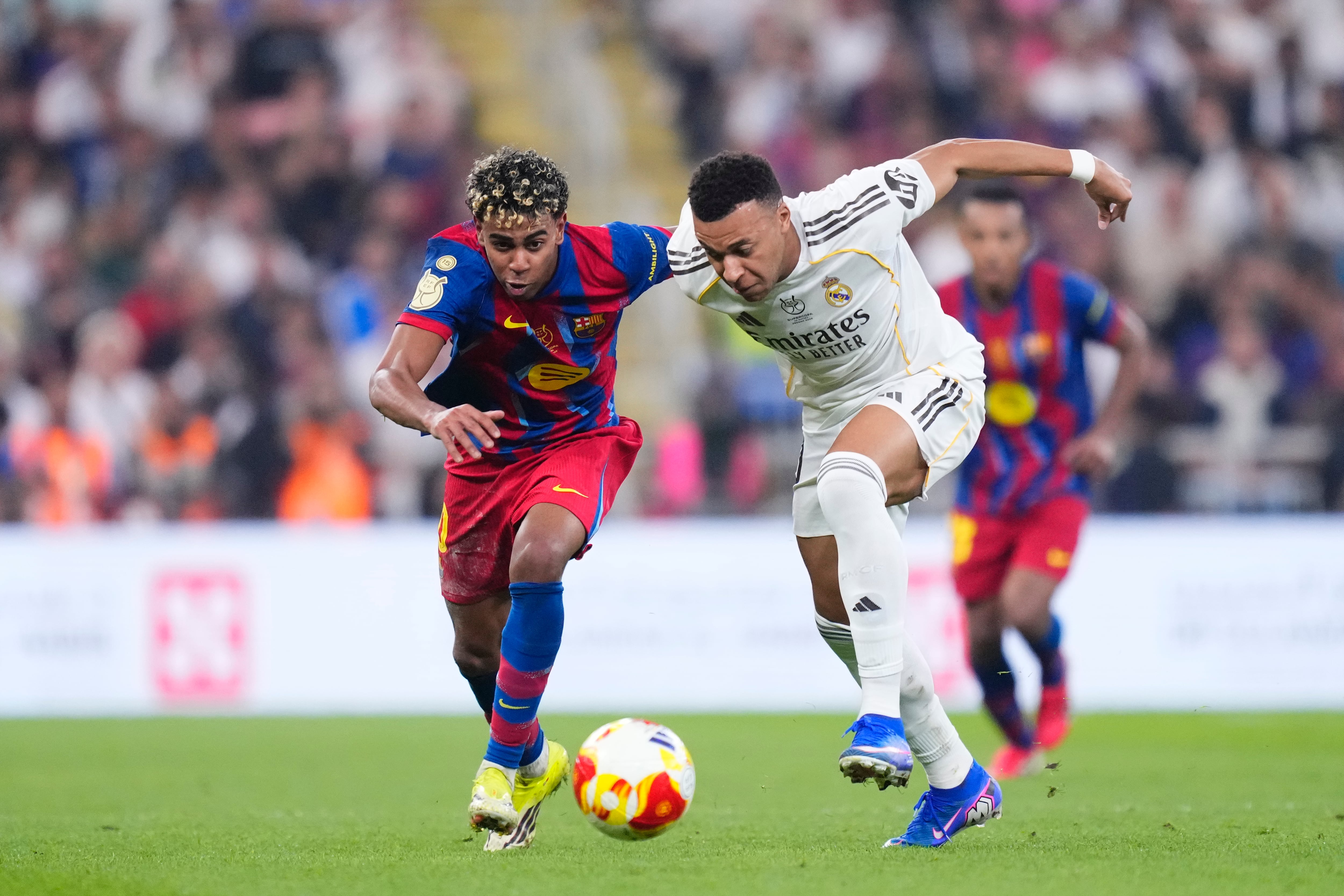Kylian Mbappé y Lamine Yamal