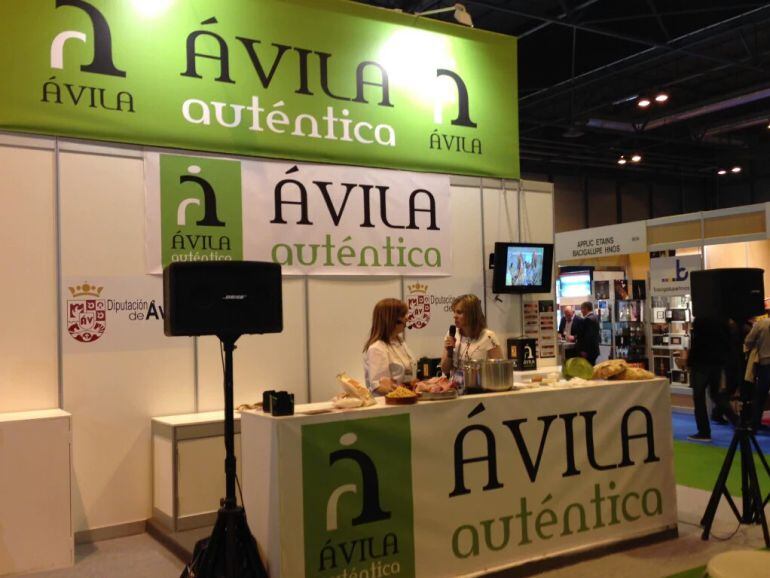 Stand de Ávila Auténtica en el Salón Gourmets