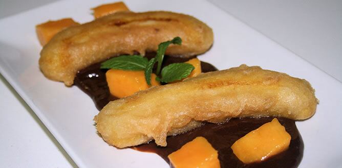 La receta de Berasategui: Plátanos en tempura