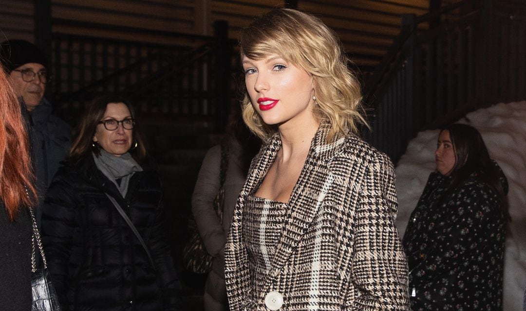 Taylor Swift en Main Street durante el Sundance Film Festival en junio de 2020 en Park City, Utah.