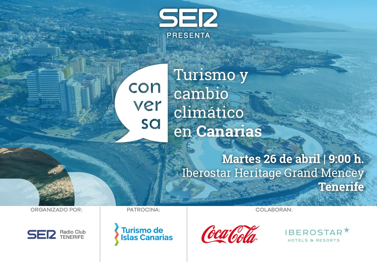 Conversa: turismo y cambio climático en Canarias, organizado por Radio Club Tenerife - Cadena SER