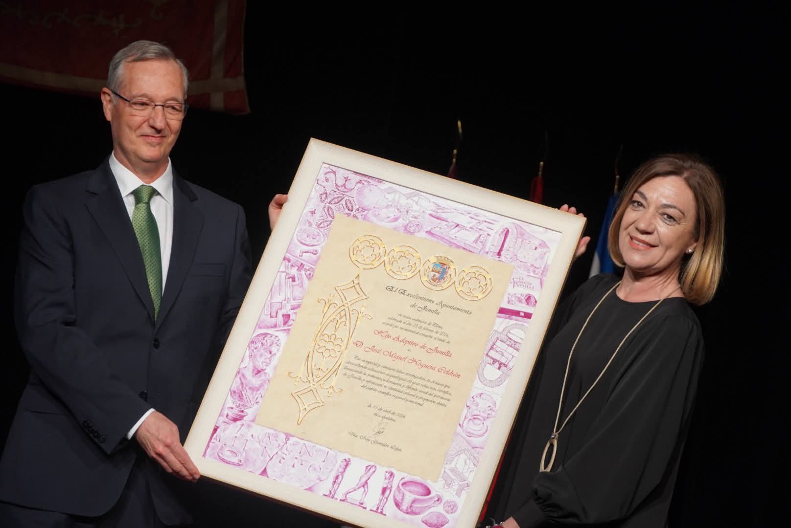 Nombramiento hijo adoptivo de Jumilla