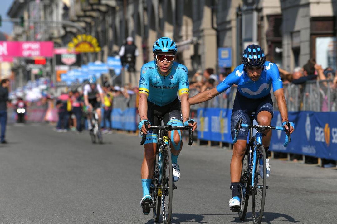 Mikel Landa y el colombiano Miguel Ángel López arañaron 29 segundos al resto de favoritos.