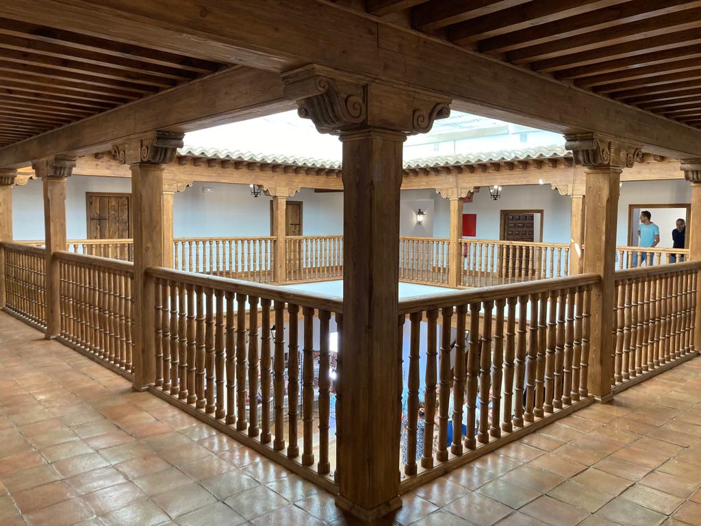 Imagen de la remodelada Casa de Rueda de Villanueva de los Infantes (Ciudad Real)