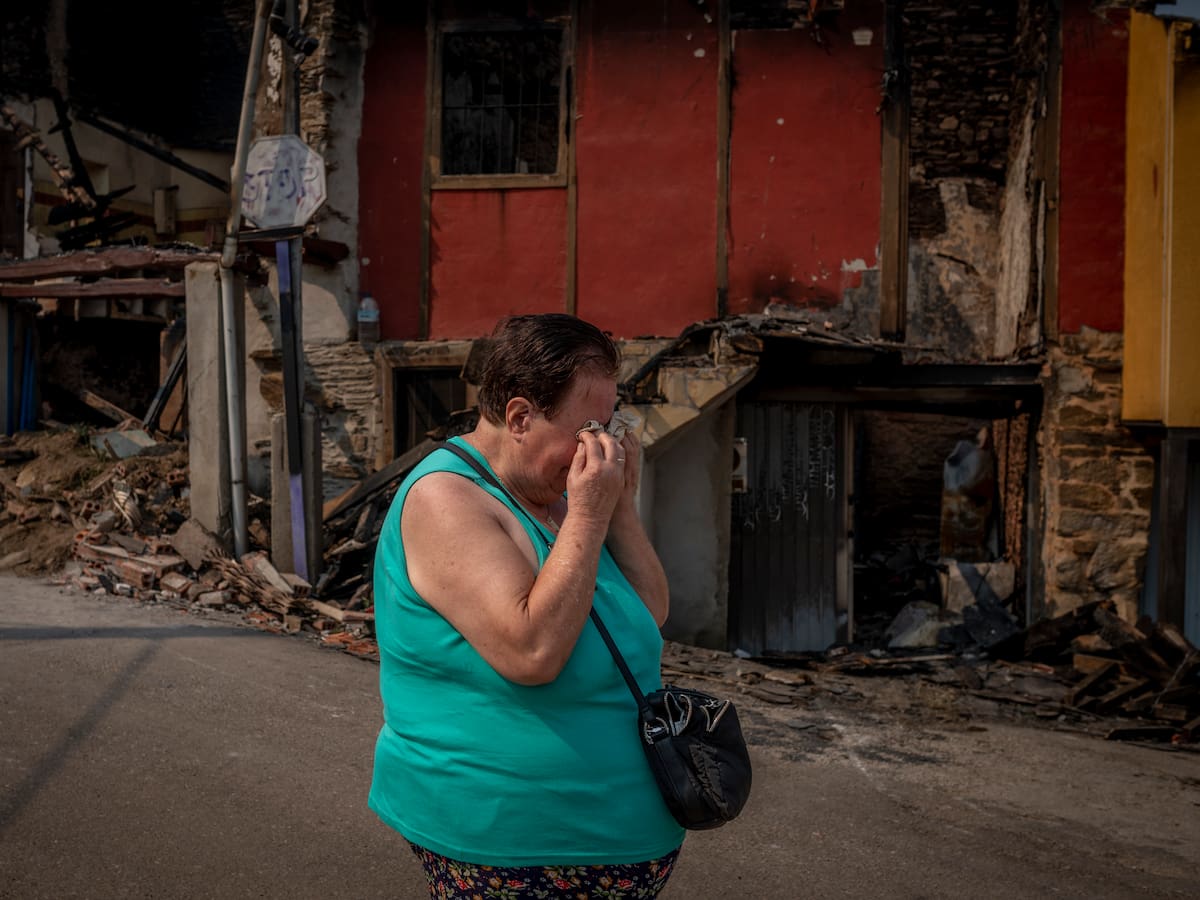 "Si tienen que llorar que lloren, si se tienen que angustiar que se angustien": La recomendación de un psicólogo a los afectados de un incendio forestal