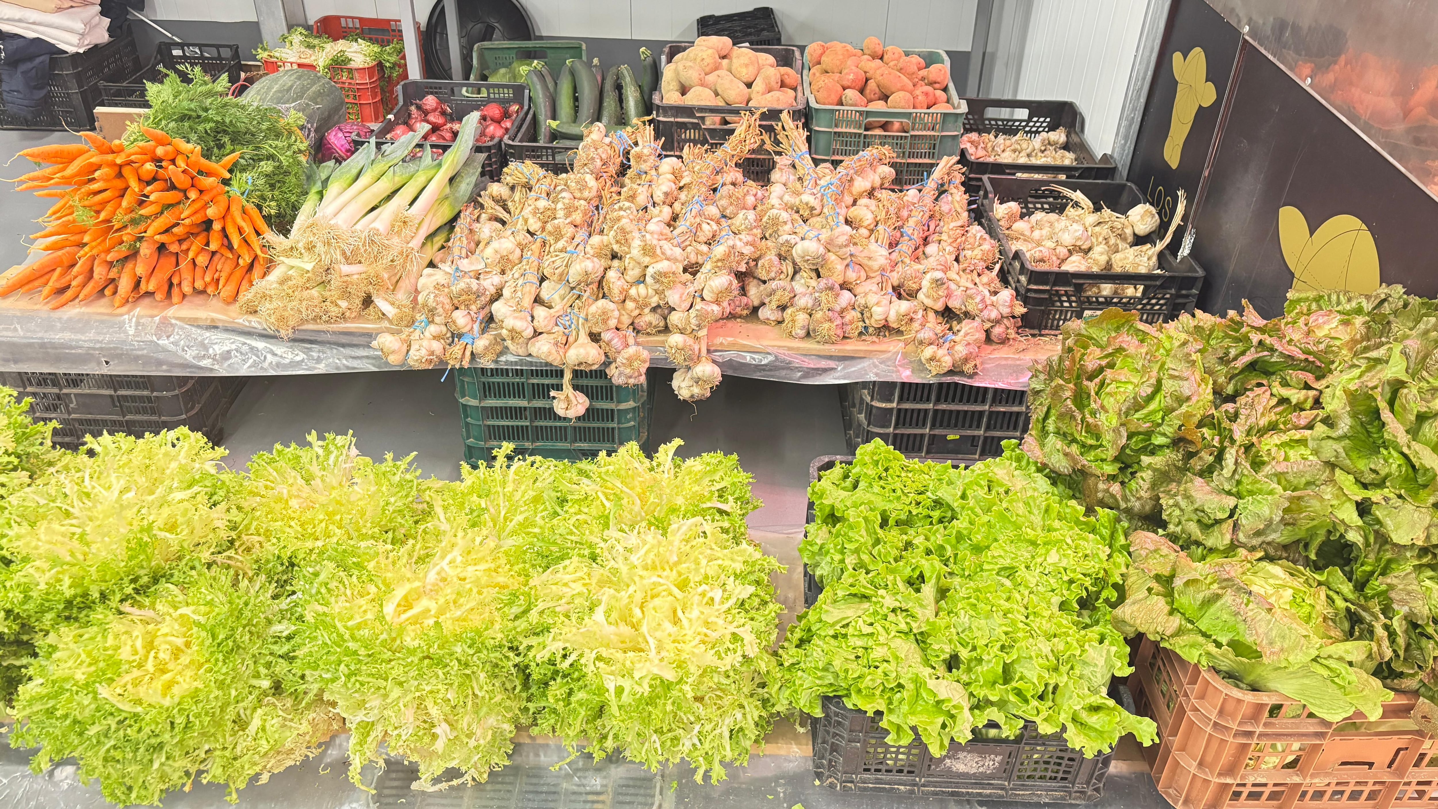 Varios productos en el Mercado de Abastos de Zamora