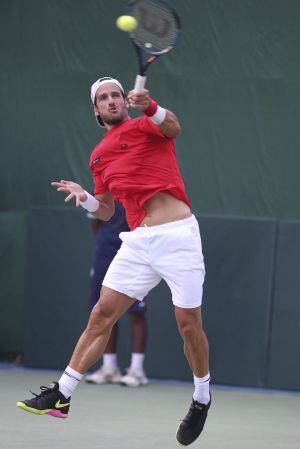 Feliciano López, en su partido ante Ramkumar Ramanathan.