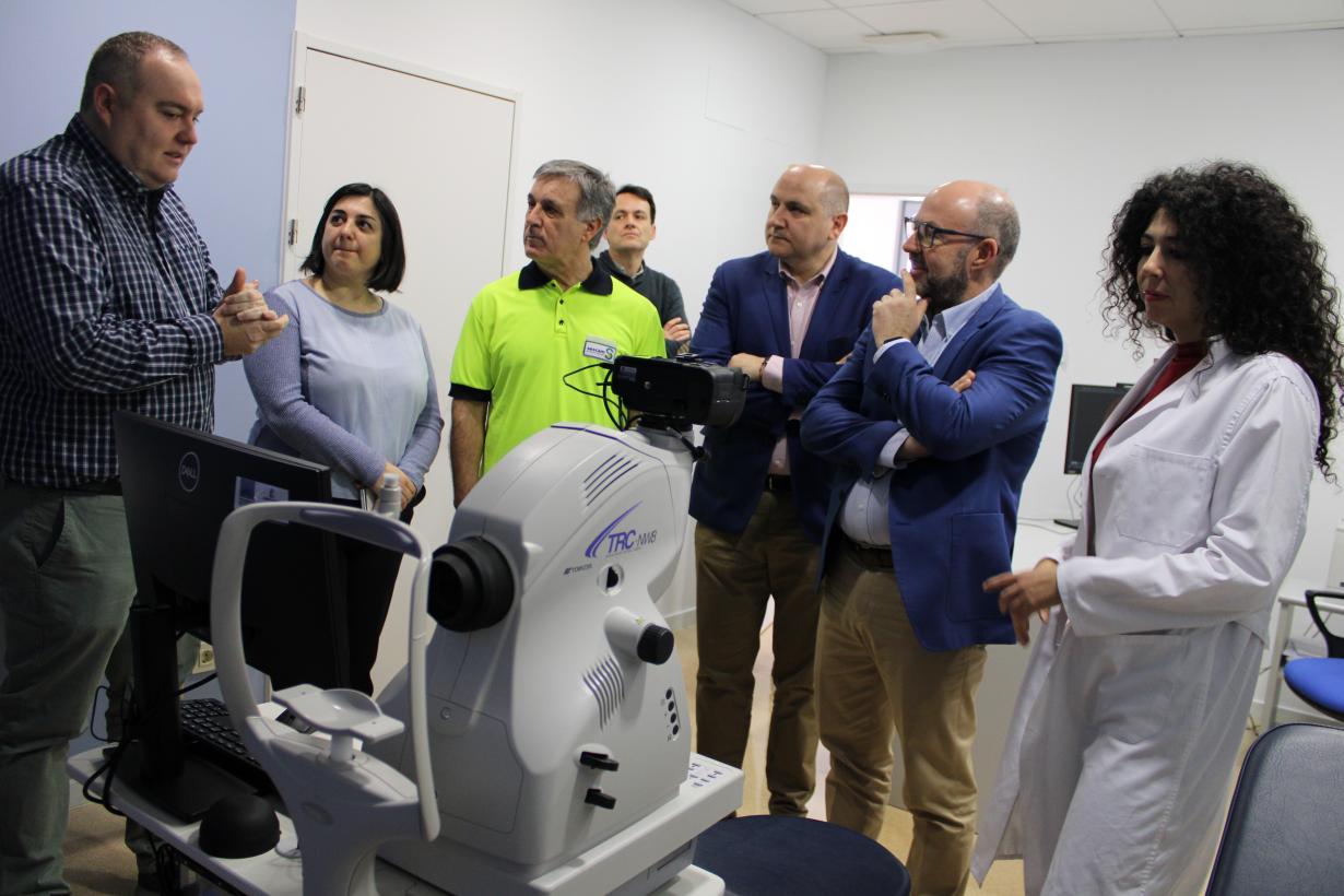 Retinógrafo en el Centro de Salud de Almagro (Ciudad Real)