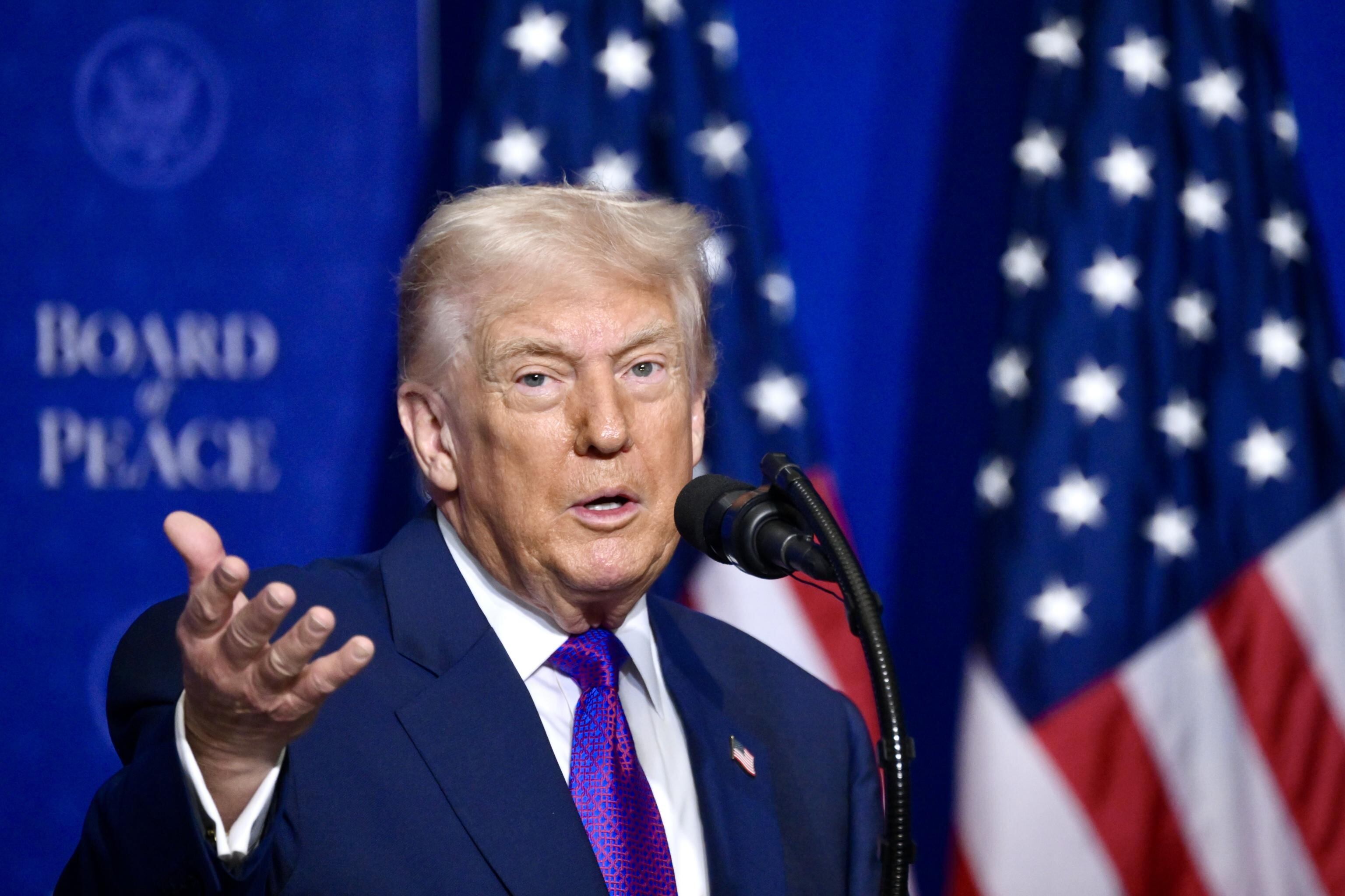 El presidente estadounidense, Donald Trump, en Washington. 