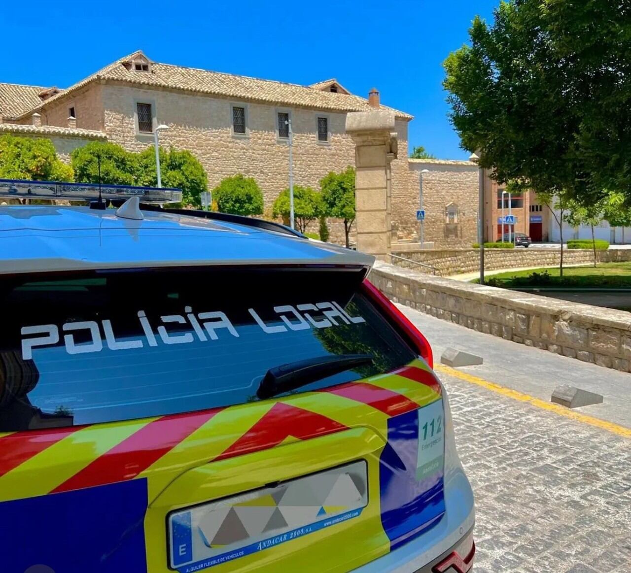 Vehículo de la Policía Local de Jaén.