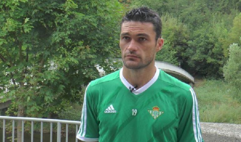 Jorge Molina con el Betis