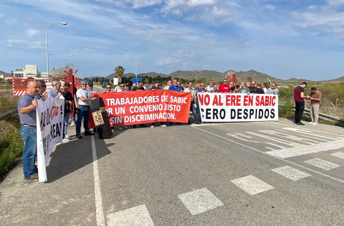 Protestas trabajadores de SABIC