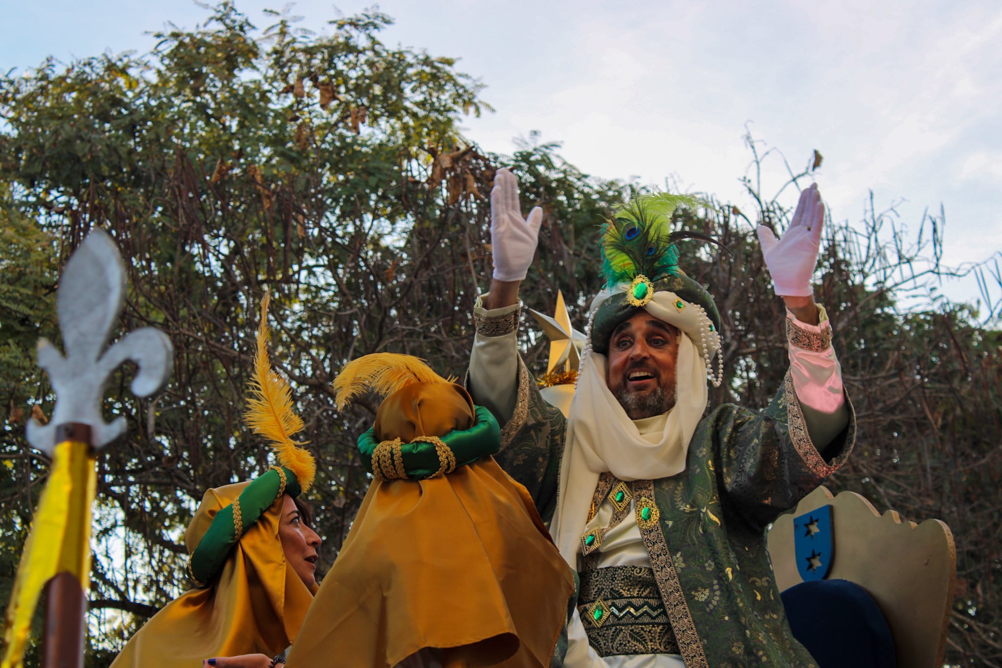 La Cabalgata del Heraldo en las calles de San Benito