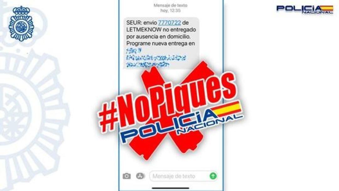 El mensaje publicado por la Policía Nacional