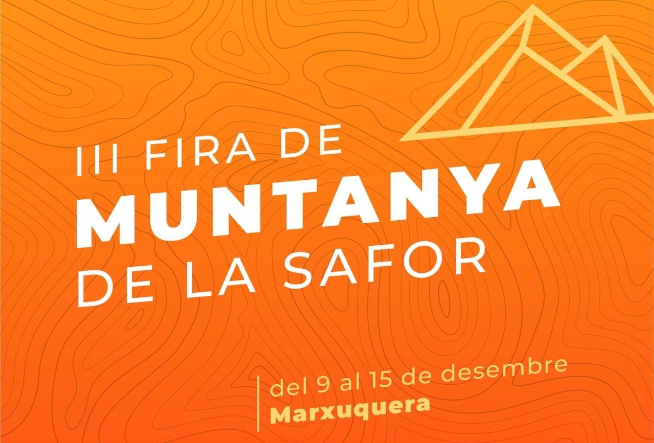 Cartel de la III Fira Muntanya de la Safor.