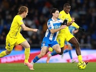 Un momento del partido