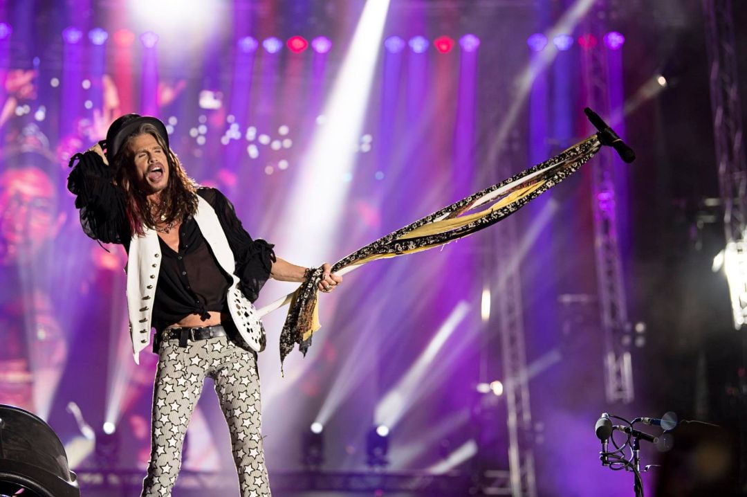 Aerosmith, en concierto.