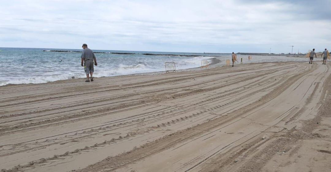 Imagen de la playa de Borriana