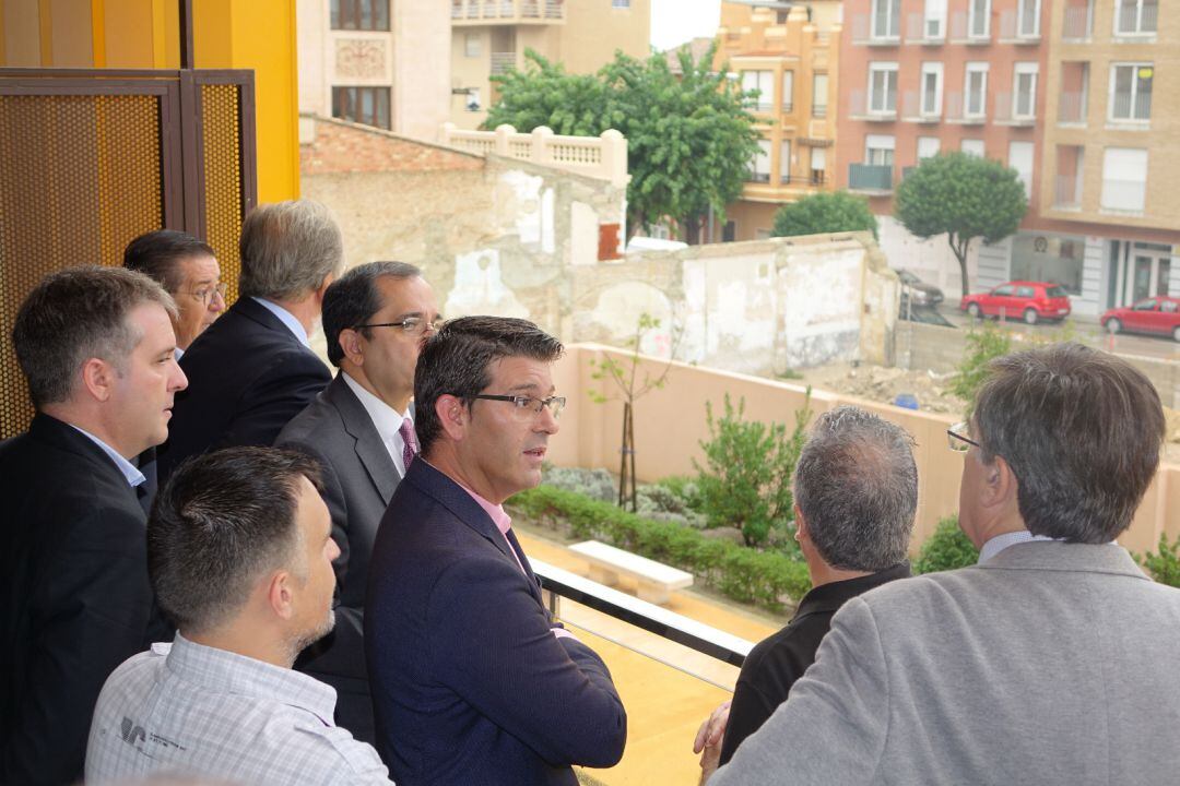 Jorge Rodríguez, este miércoles, en las instalaciones del Campus de Ontinyent de la UV