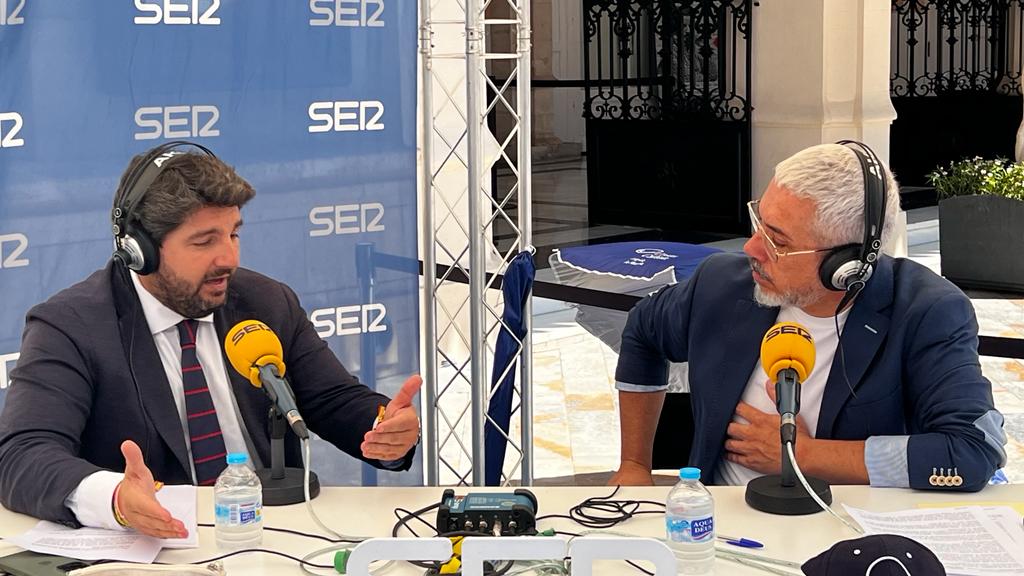 Fernando López Miras en &#039;Hoy por Hoy Región de Murcia&#039;