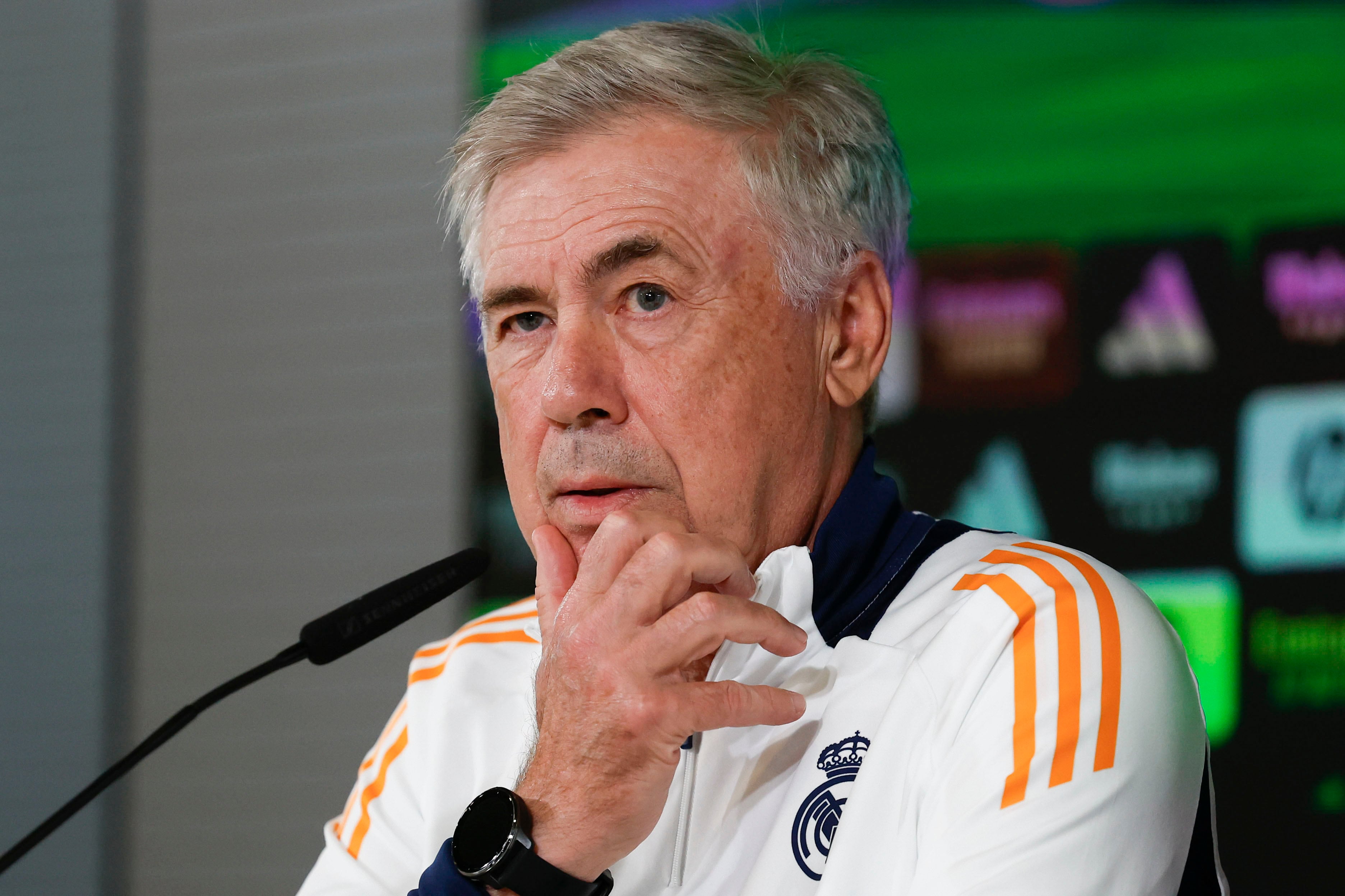 Carlo Ancelotti, entrenador del Real Madrid