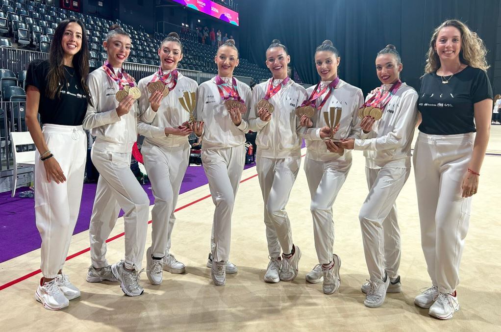 España, con la oscense Inés Bergua, acude con muchas ilusiones al Mundial de gimnasia rítmica