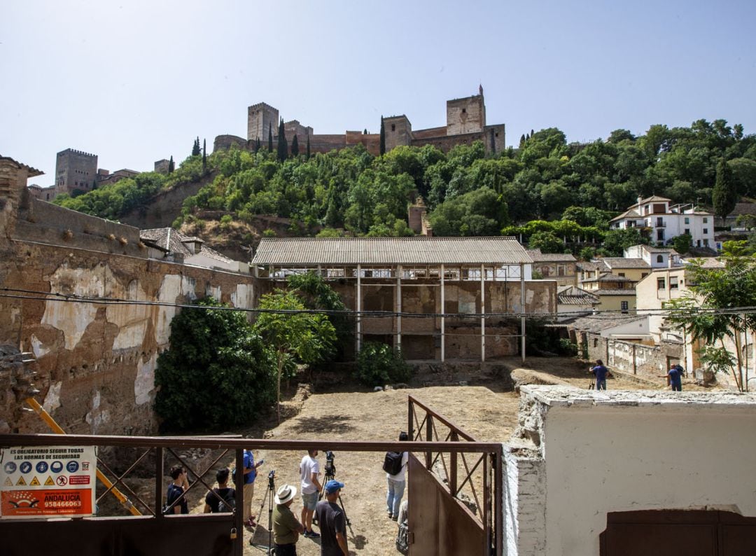 Restos del Maristán, hospital nazarí de Granada en el Bajo Albaicín