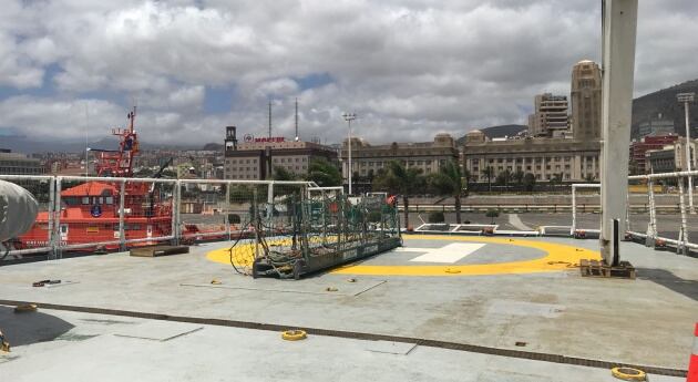 El barco &#039;Esperanza&#039; dispone de un helipuerto en una de sus cubiertas