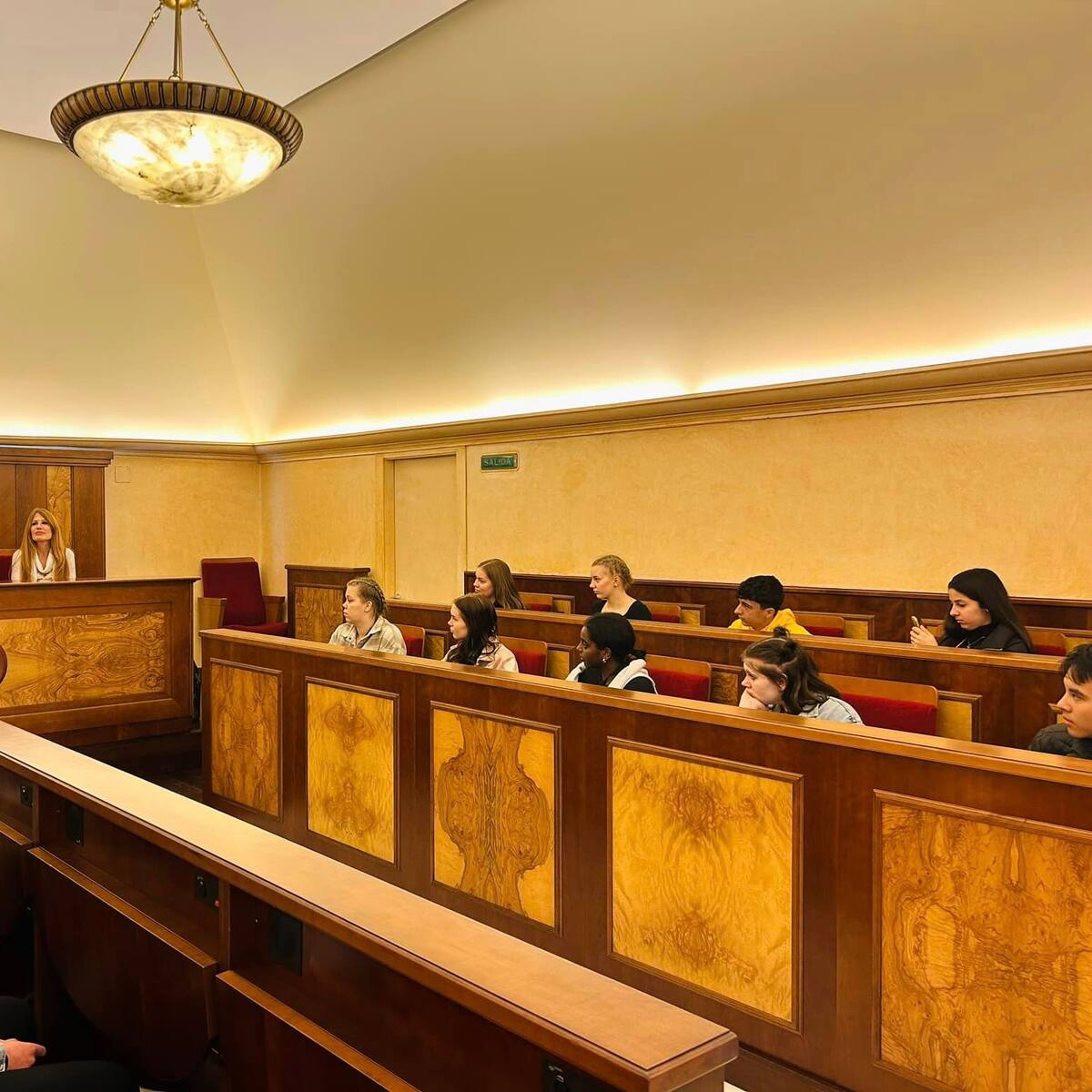 Andújar recibe a diez alumnos procedentes de un instituto de Finlandia