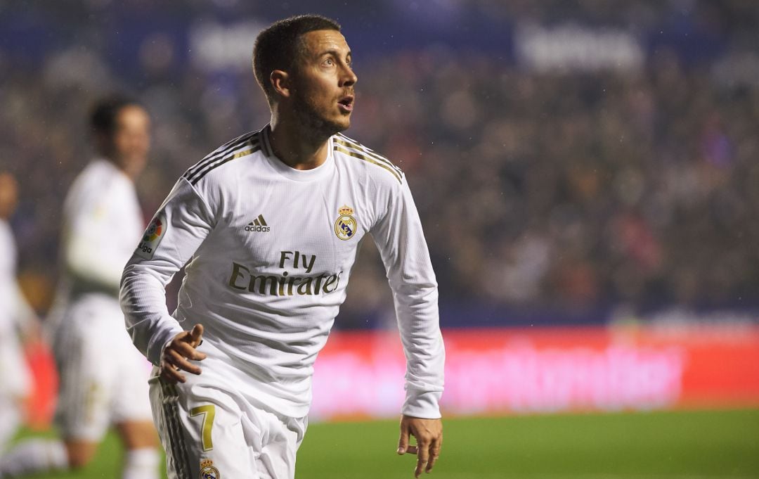 Eden Hazard, en un partido del Real Madrid.