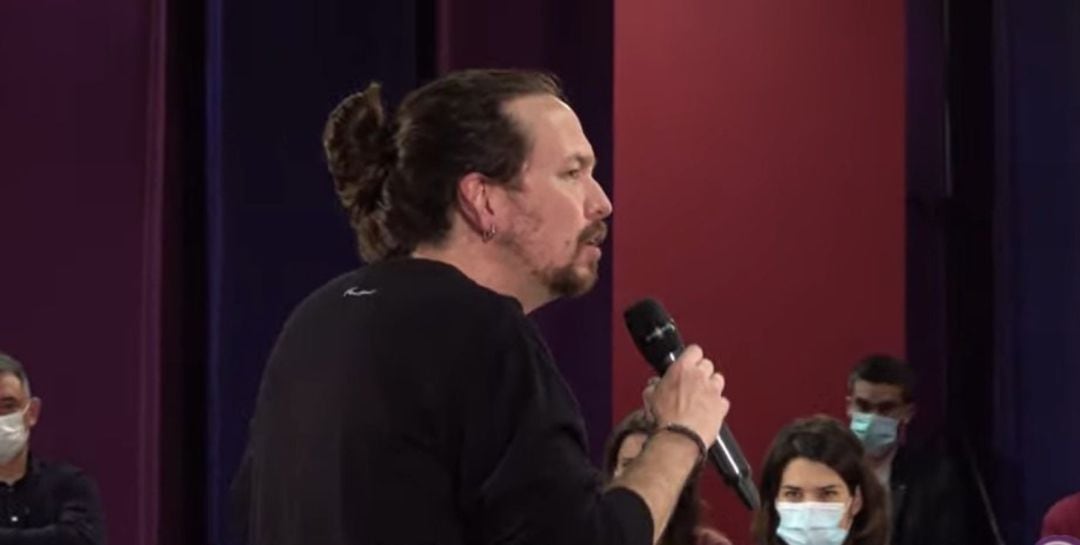 El líder de Podemos y candidato en Madrid, Pablo Iglesias.