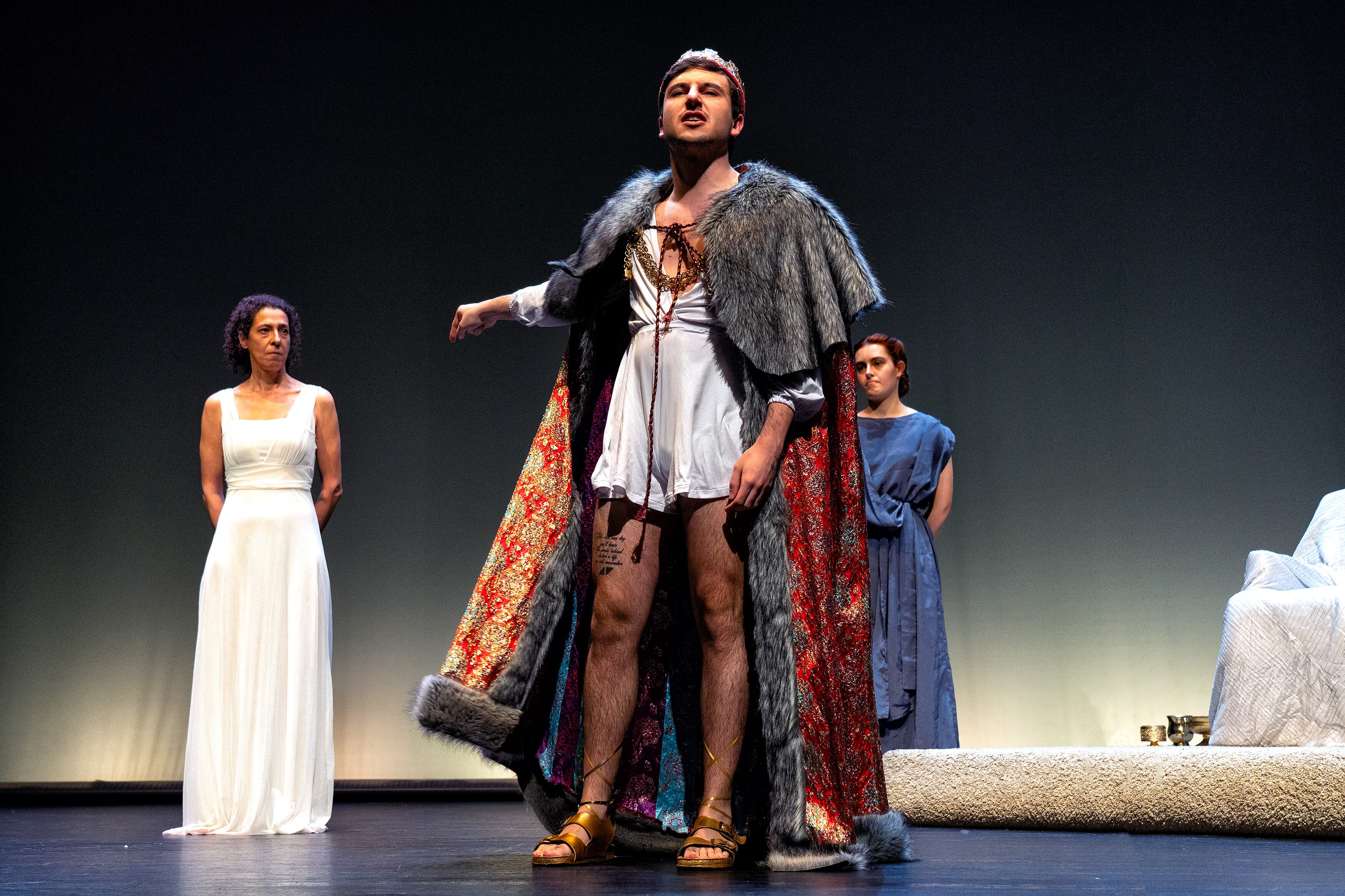 Un momento del estreno de "Antígona" en el pasado mes de diciembre