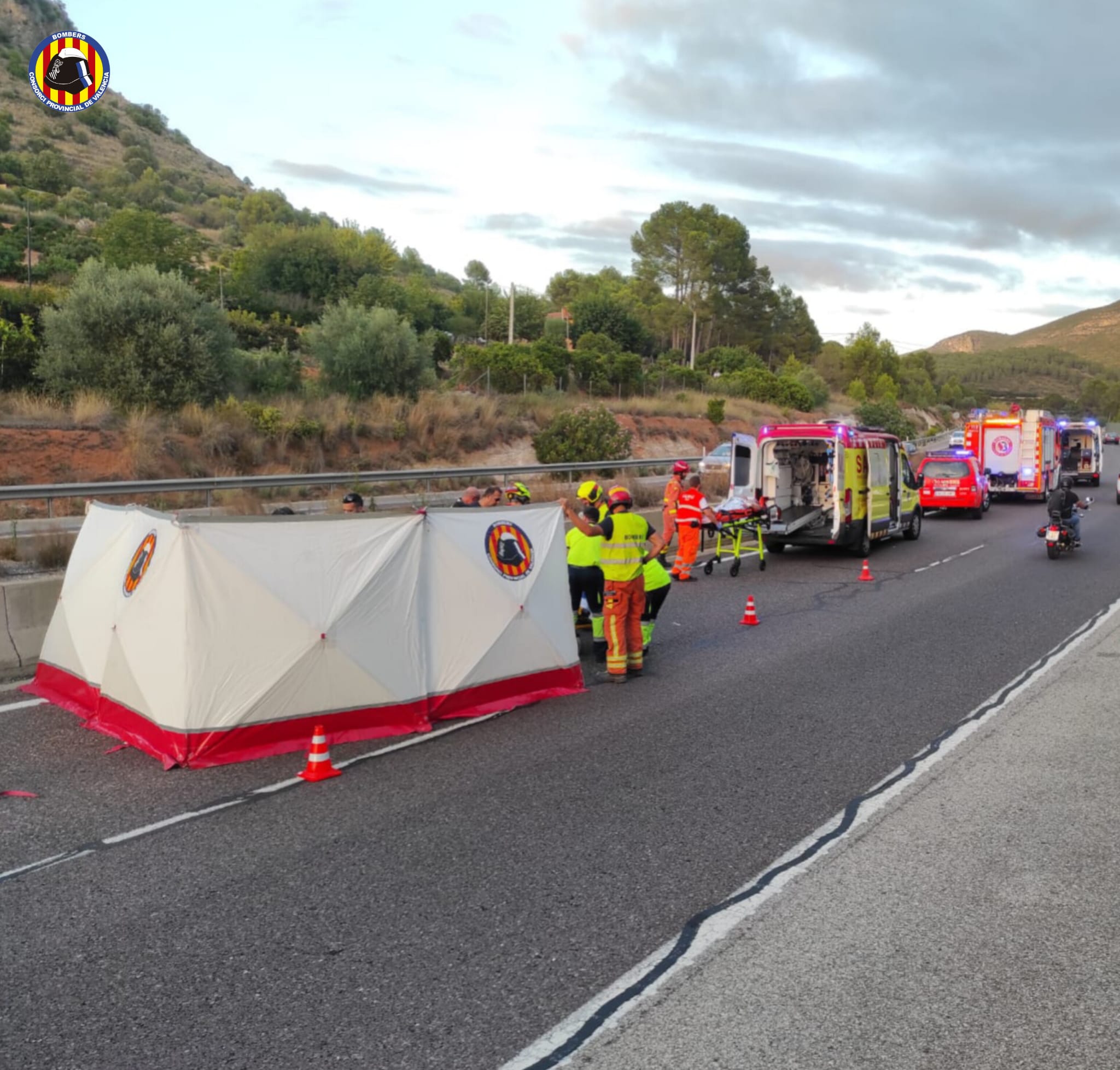 Accidente en el Port de l&#039;Olleria