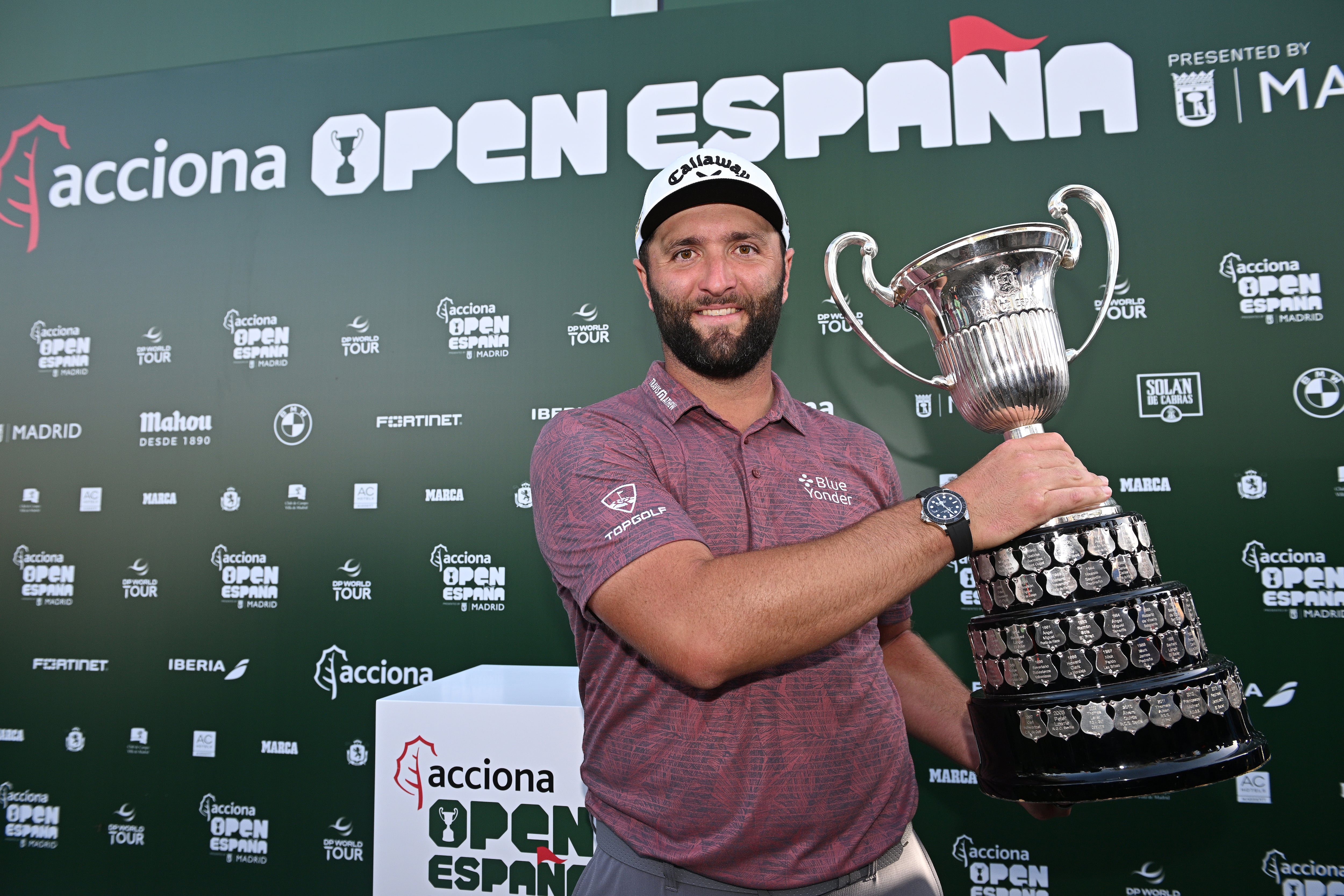 Jon Rahm, con su tercer Open de España.